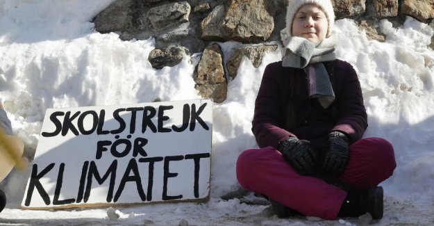 Protests against the world economic forum: climate Protest in Davos