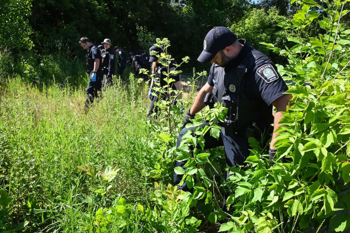 [PHOTOS] Murder of Meriem Boundaoui: the police search a wooded area in search of the murder weapon