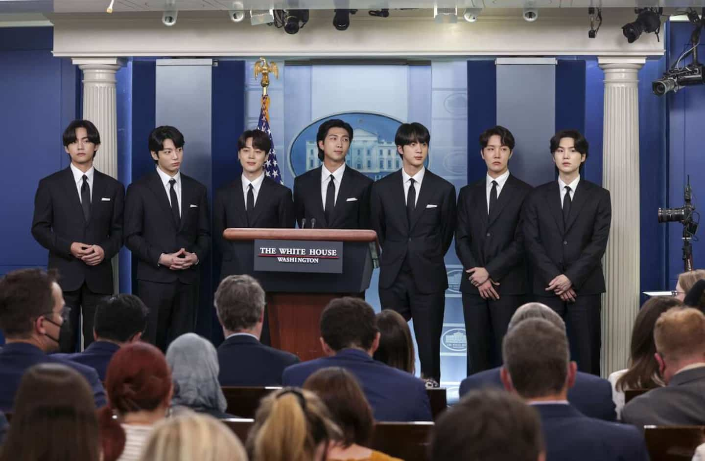 BTS shakes up White House routine and calls out racism