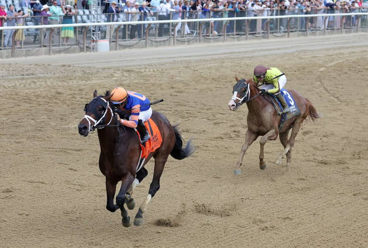 Horse racing: The favorite wins the Belmont Stakes