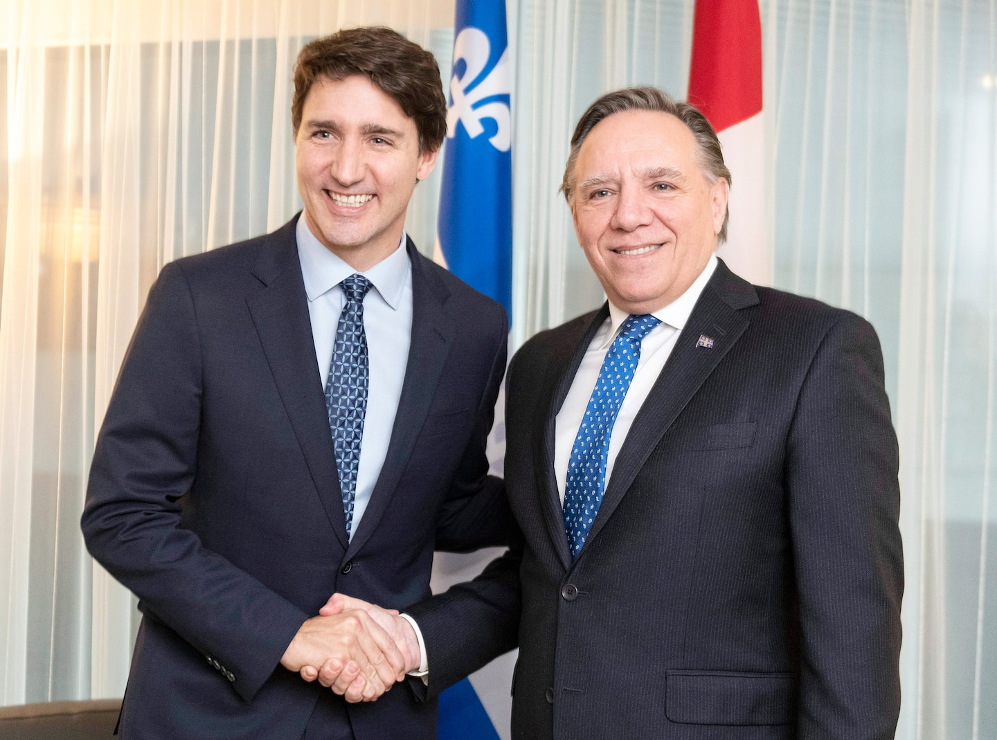 Trudeau and Legault as Good Cop, Bad Cop