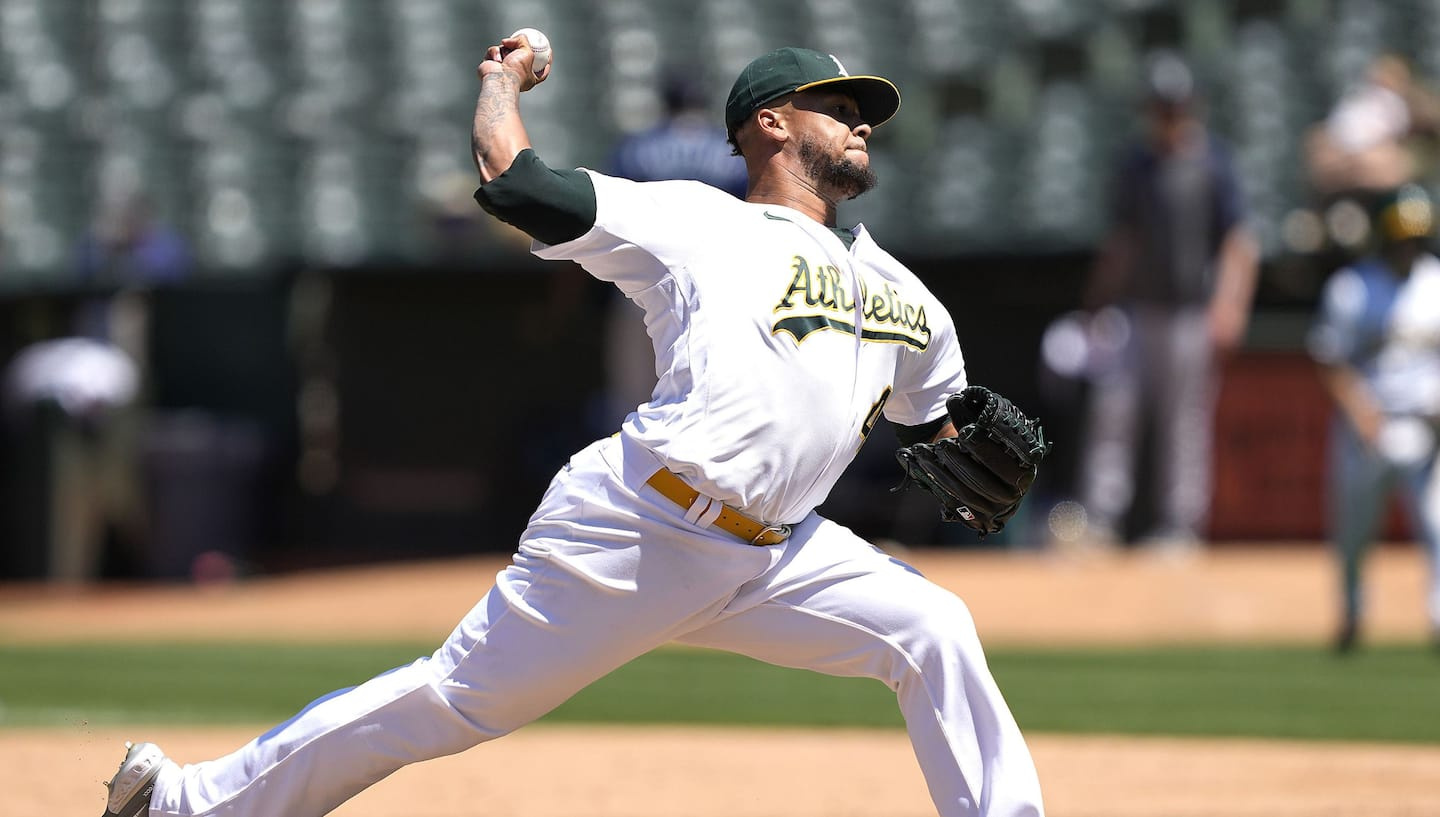 A's relievers ruin Frankie Montas' night
