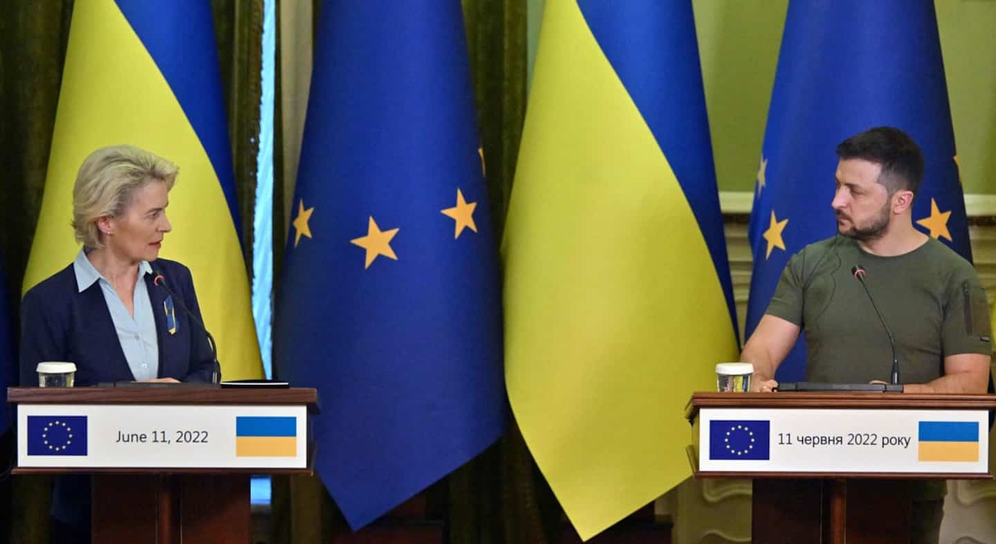 Von der Leyen in Kyiv to discuss Ukraine's European 'path'