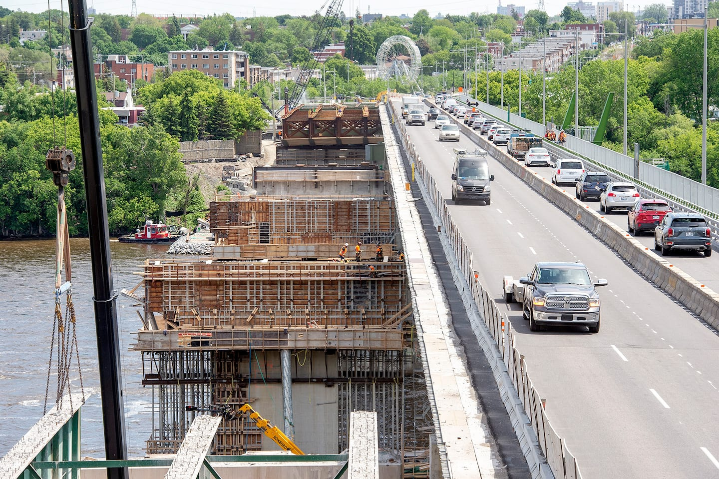 Montreal: the Pie-IX bridge closed during weekends until mid-August