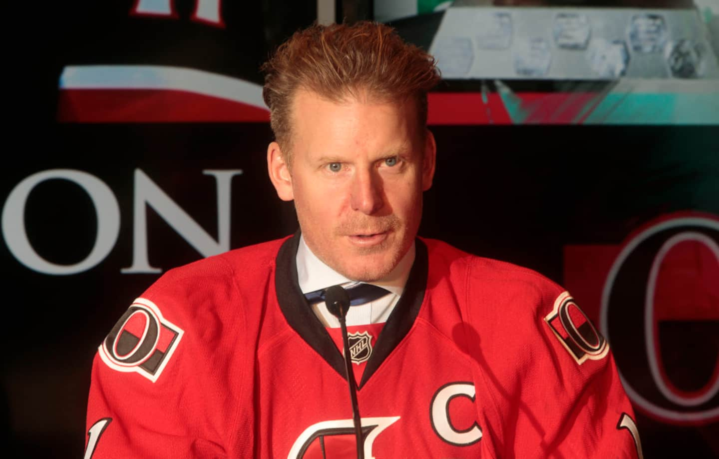 Daniel Alfredsson no longer waited for the call of the Temple