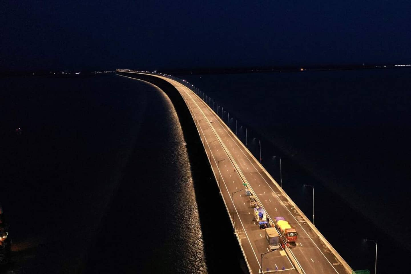A huge controversial bridge inaugurated in Bangladesh