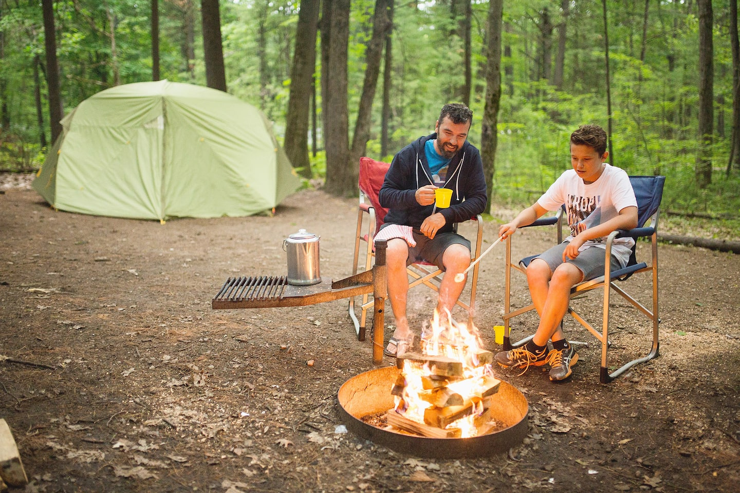 Camping in Estrie: a must for two lovers