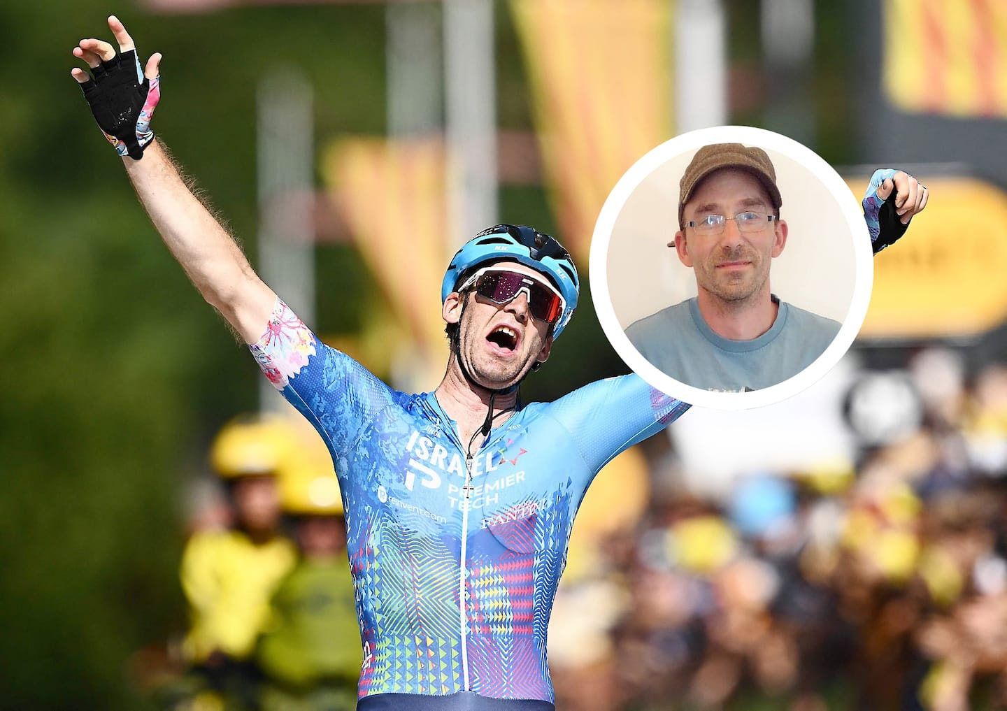 Hugo Houle at the Tour de France: great brotherly pride