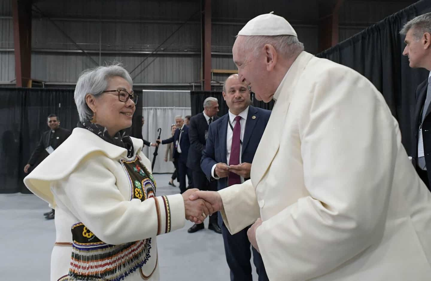 The Pope in the Arctic for the end of his “penitential trip” to Canada
