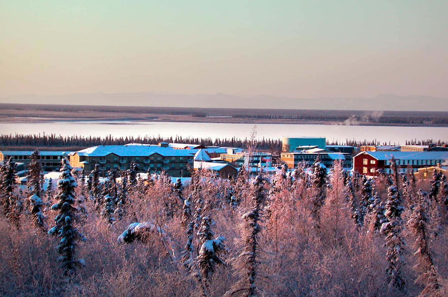 The small town of Inuvik, in the Arctic, hit by its first heat wave