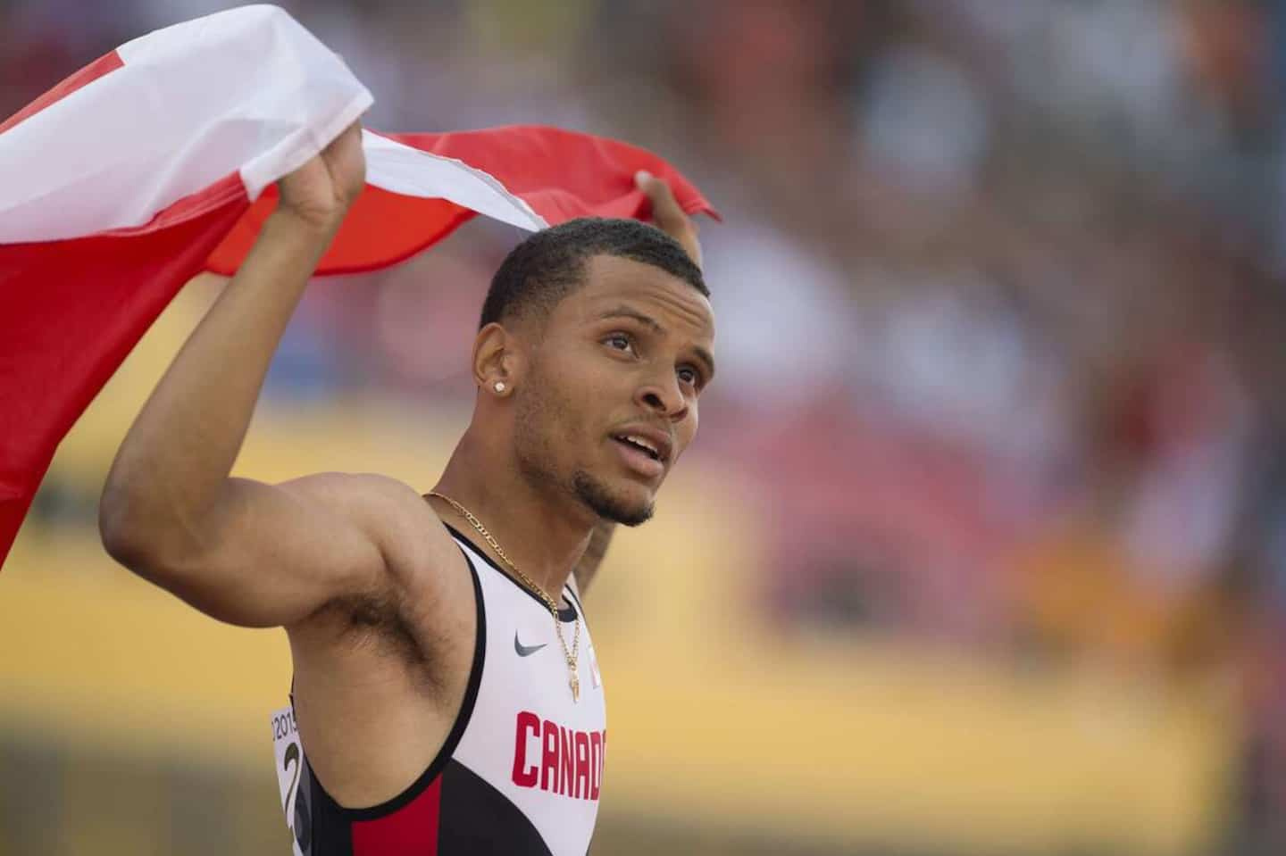 Andre De Grasse retires from the 200 meters