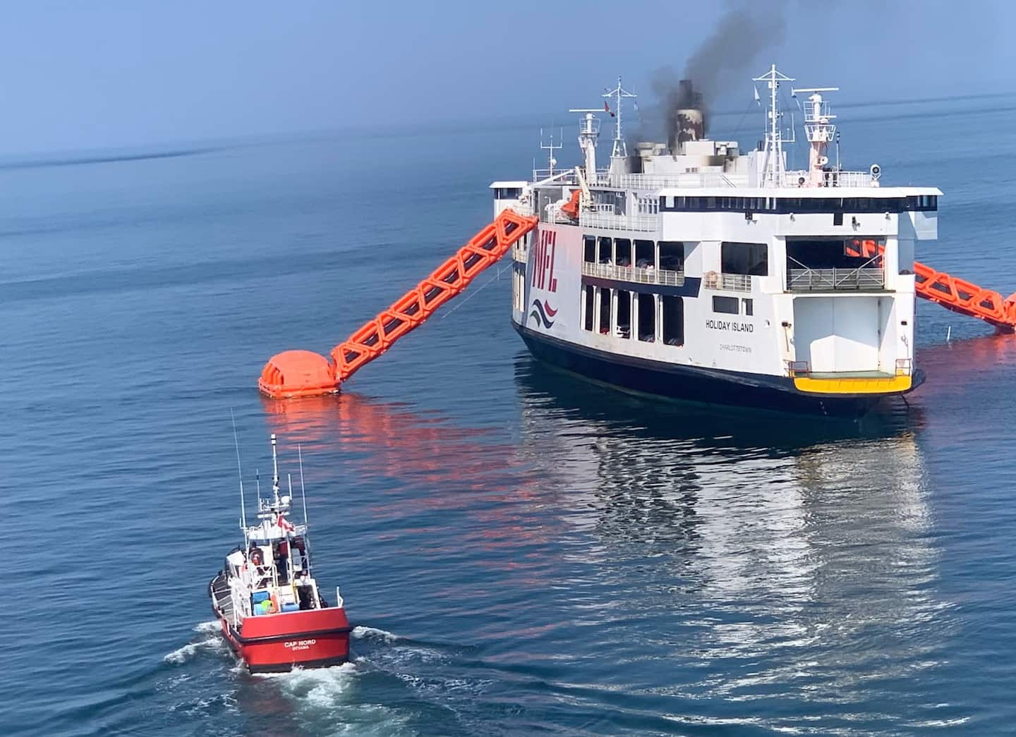Fire on a ferry: an investigation opened in Prince Edward Island