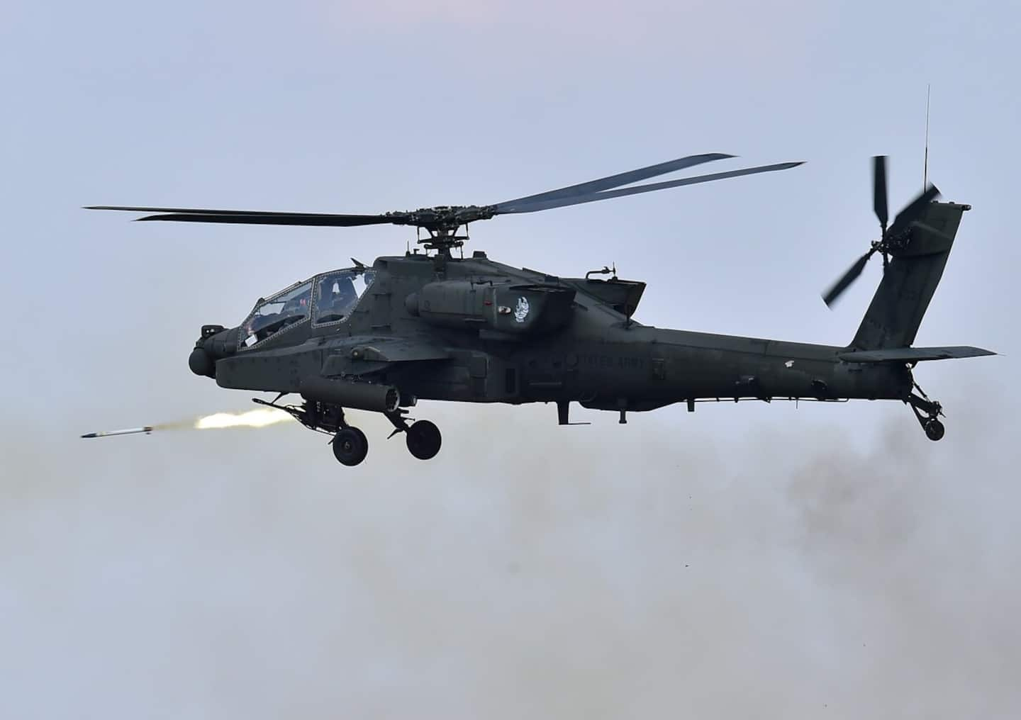 US helicopters conduct live-fire drills in South Korea