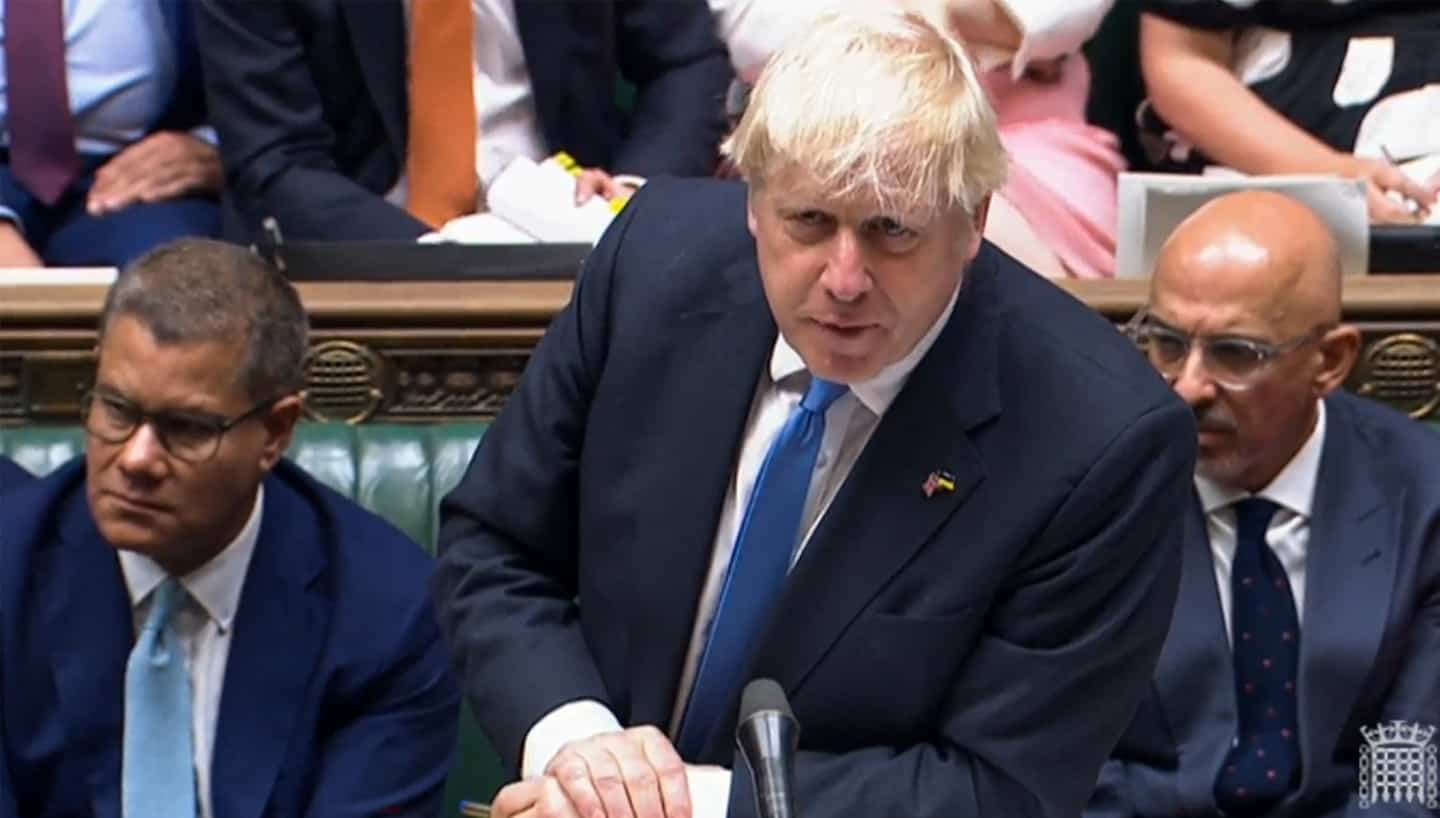"Hasta la vista, baby": Boris Johnson bows out