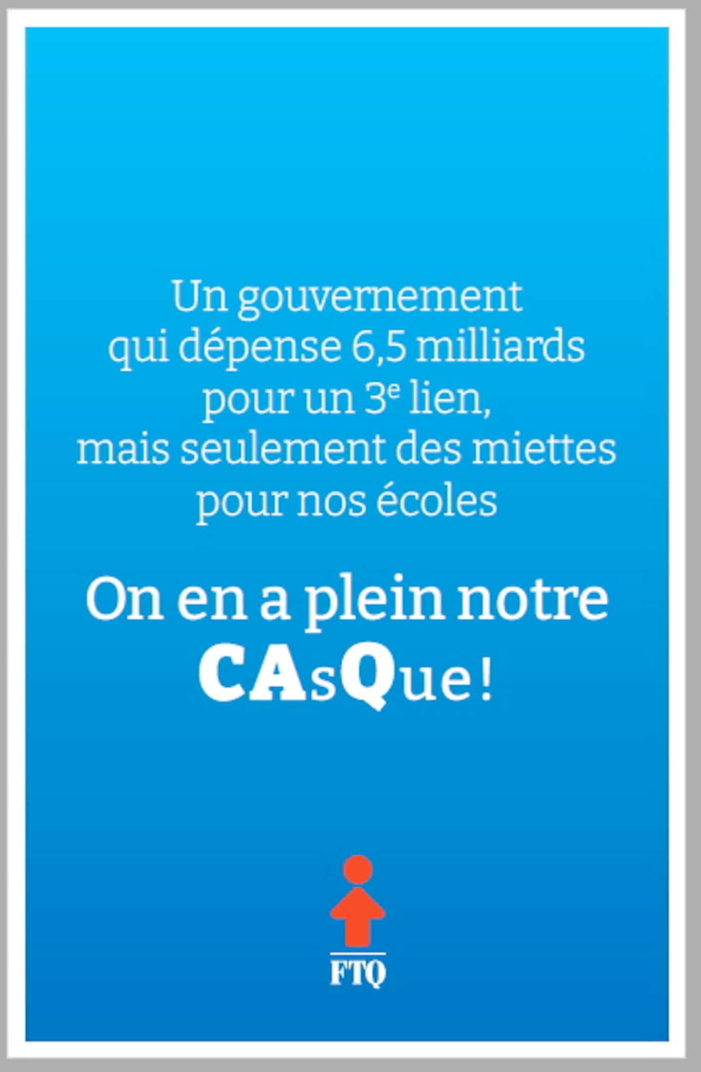 The FTQ goes to war against the CAQ government