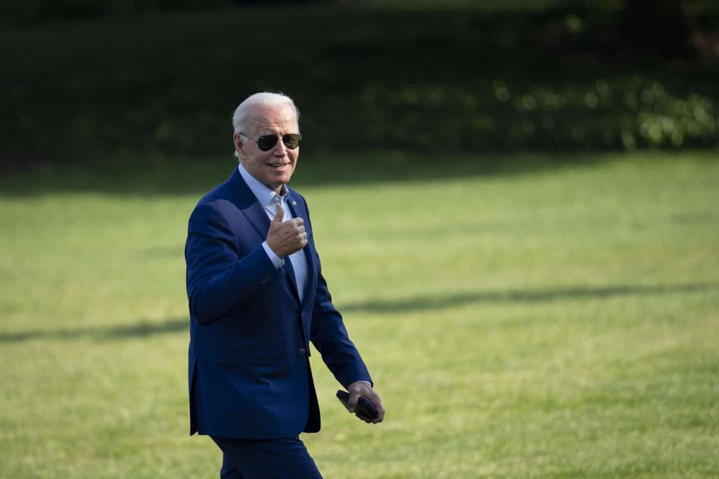 After climate, crime: Biden tries to mobilize voters