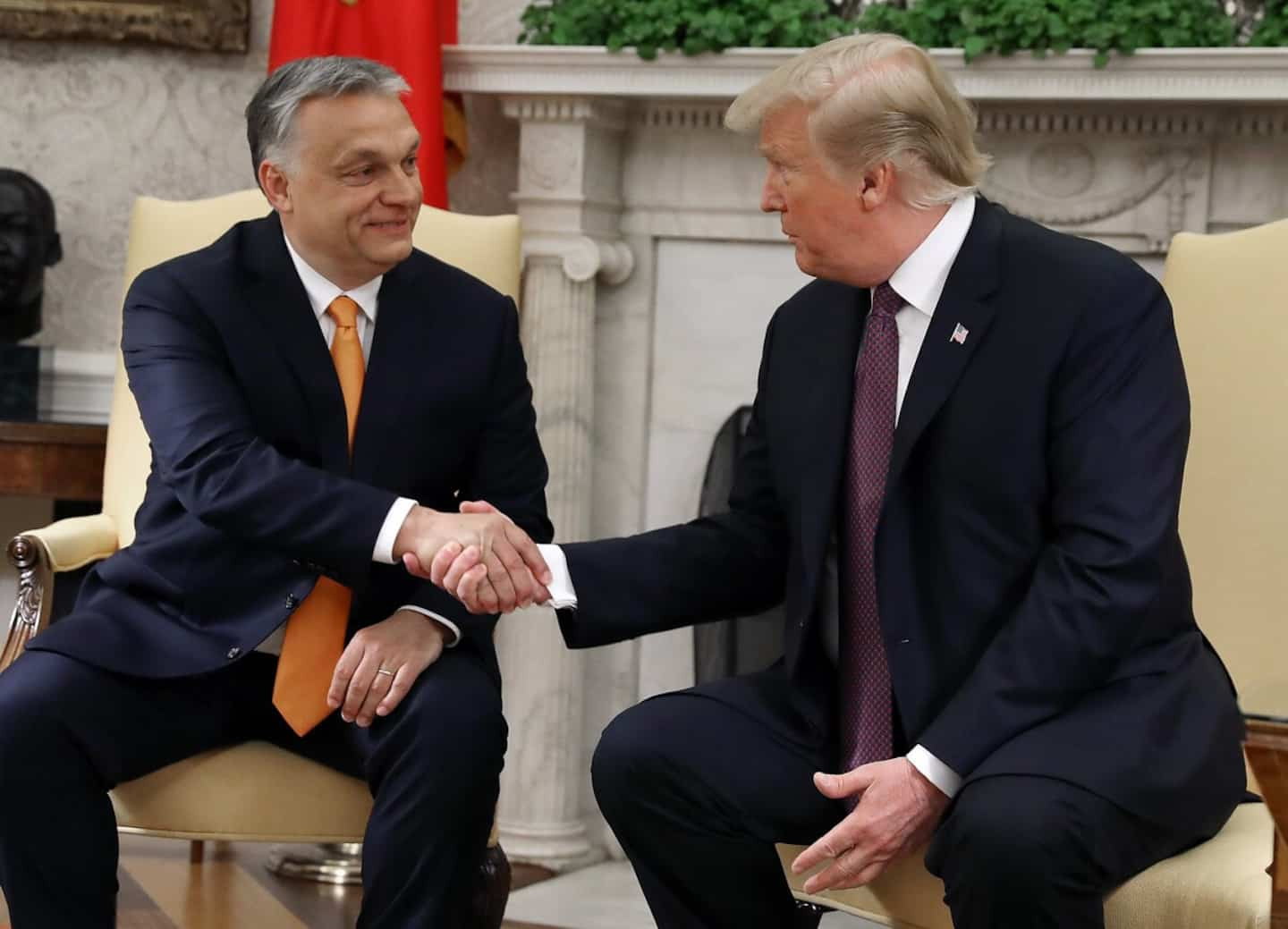Viktor Orbán and Donald Trump in Texas