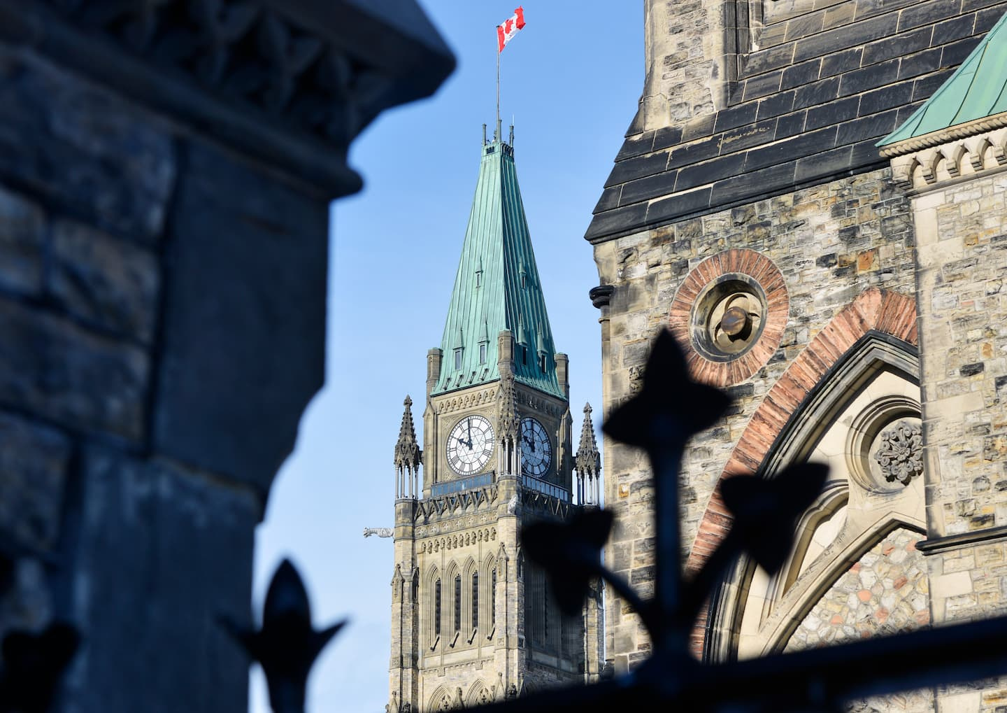 Parliament Hill: a driver tried to break into an entrance gate