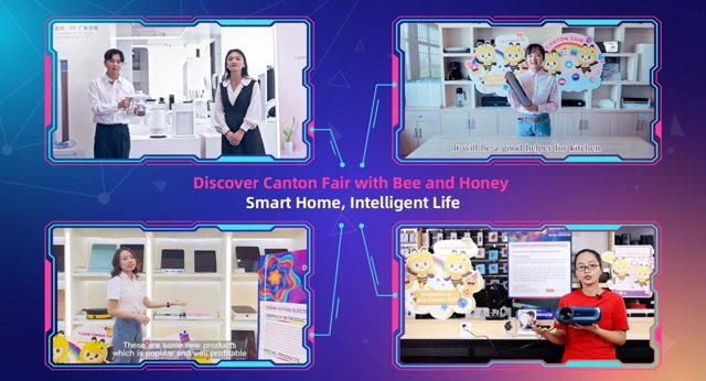 ANNOUNCEMENT: The 132nd Canton Fair Holds Its First Virtual Tour With Mascots Bee And Honey