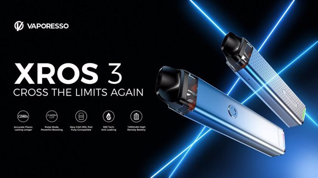 ANNOUNCEMENT: VAPORESSO prepares XROS 3 for launch in early December