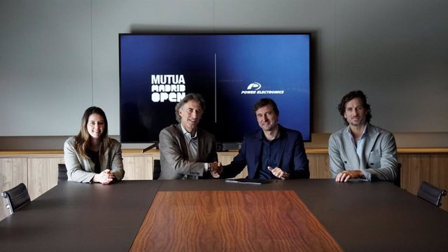 RELEASE: Power Electronics, sponsor and energy source of the Mutua Madrid Open 2023