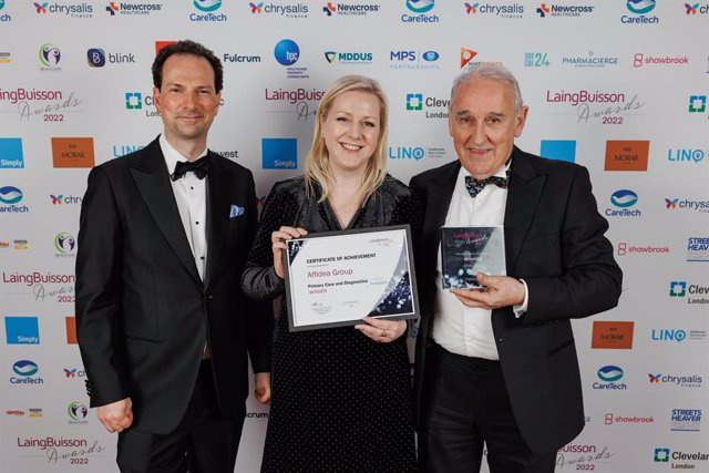 RELEASE: Affidea wins the "Diagnosis and Primary Care" Award at the prestigious LaingBuisson Health Awards