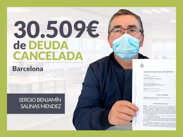 COMMUNICATION: Repair your Debt Lawyers pays €30,509 in Barcelona (Catalonia) with the Second Chance Law