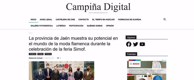 RELEASE: Campiña Digital celebrates twenty years at the service of readers in the Andújar Region