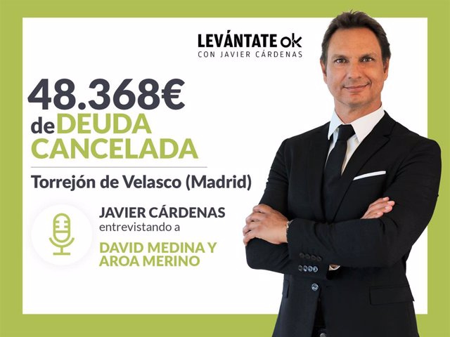 COMMUNICATION: Repair your Debt cancels €48,368 in Torrejón de Velasco (Madrid) with the Second Chance Law