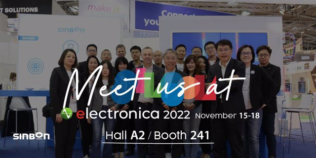 ANNOUNCEMENT: SINBON Electronics will show its innovative customization solutions at electronica 2022