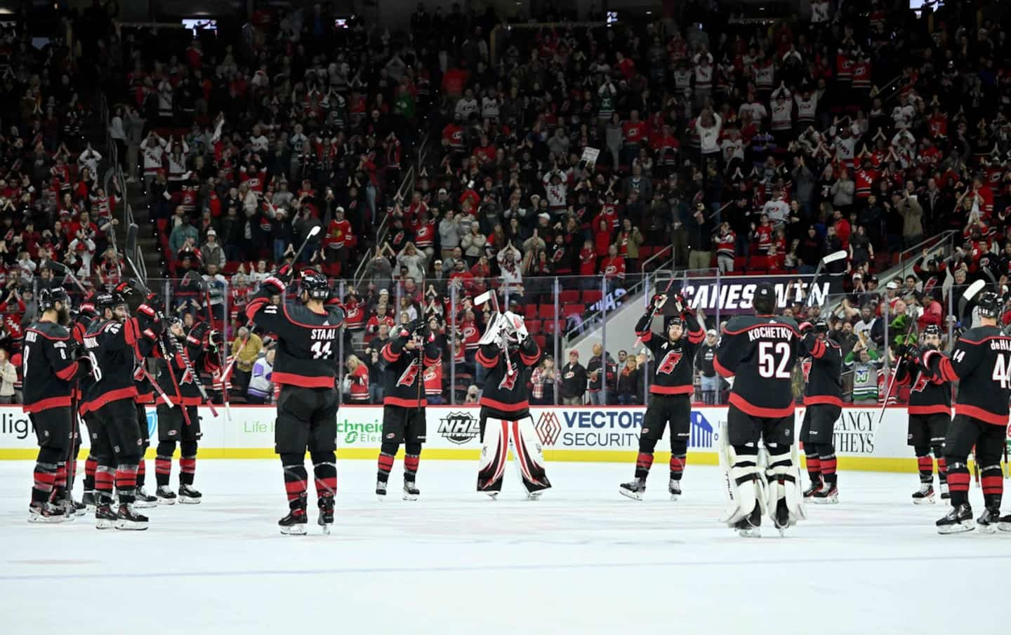 A franchise record for the Hurricanes