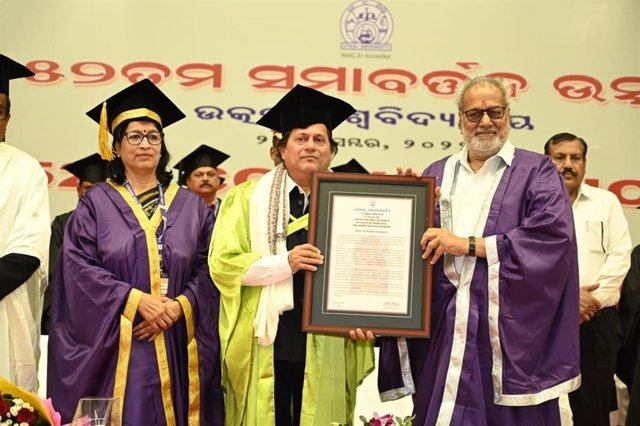 RELEASE: Dr. Achyuta Samanta, Founder of KIIT and KISS, Awarded Honorary Doctorate by Utkal University