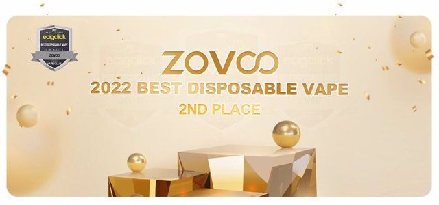 RELEASE: Aspiring to be the reference, ZOVOO won the Best Disposable Vape Award
