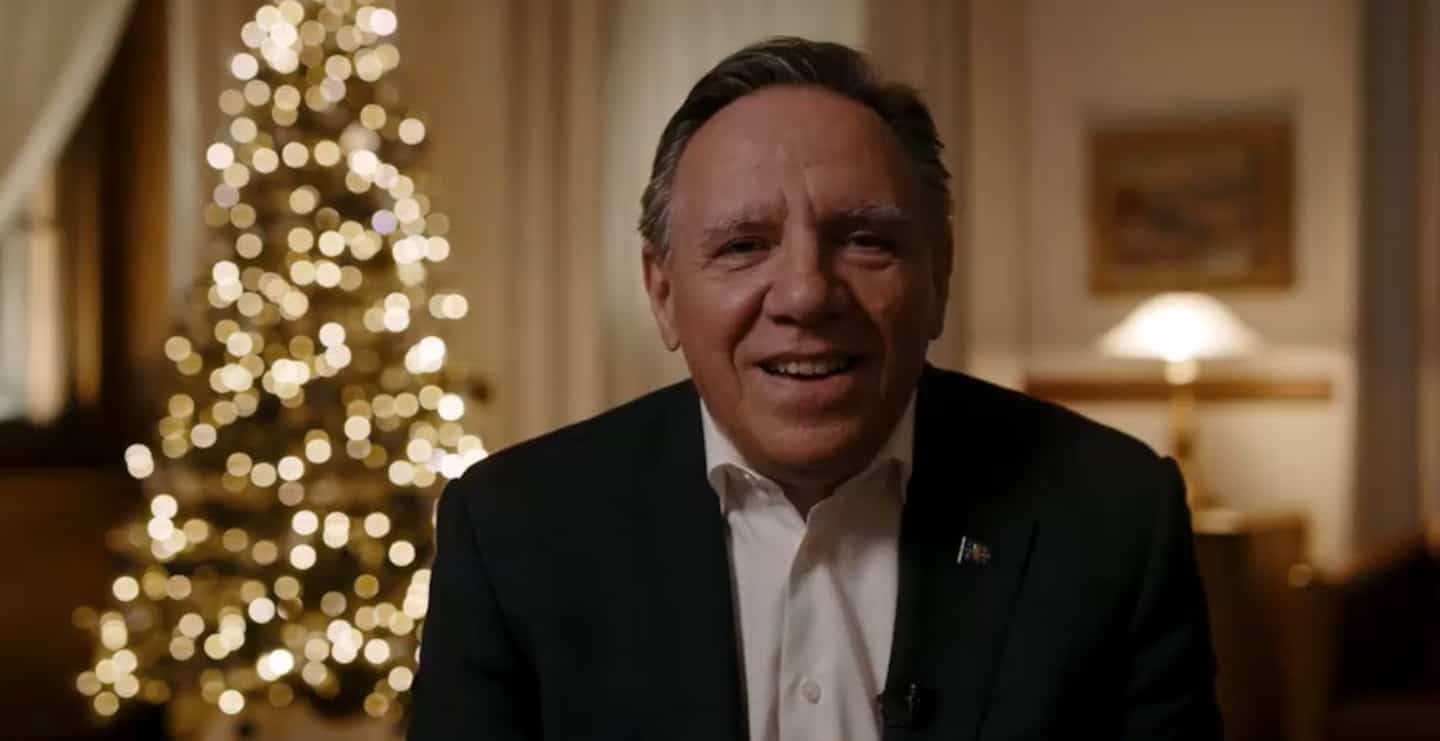 François Legault's Christmas message: "We will be there to help you"