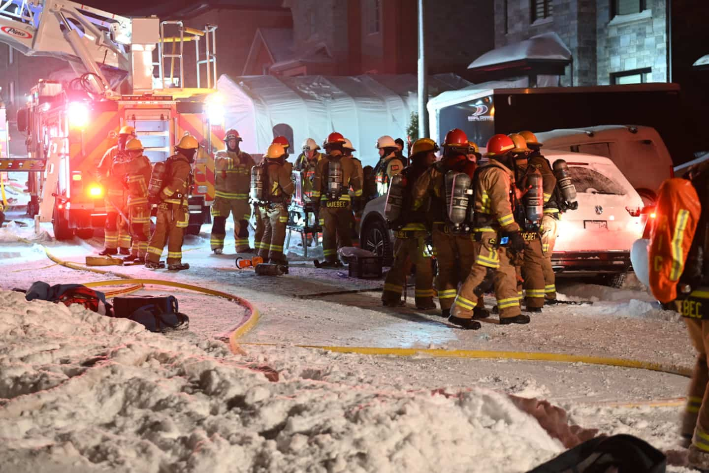 Quebec: a 3rd alarm fire destroys a residence