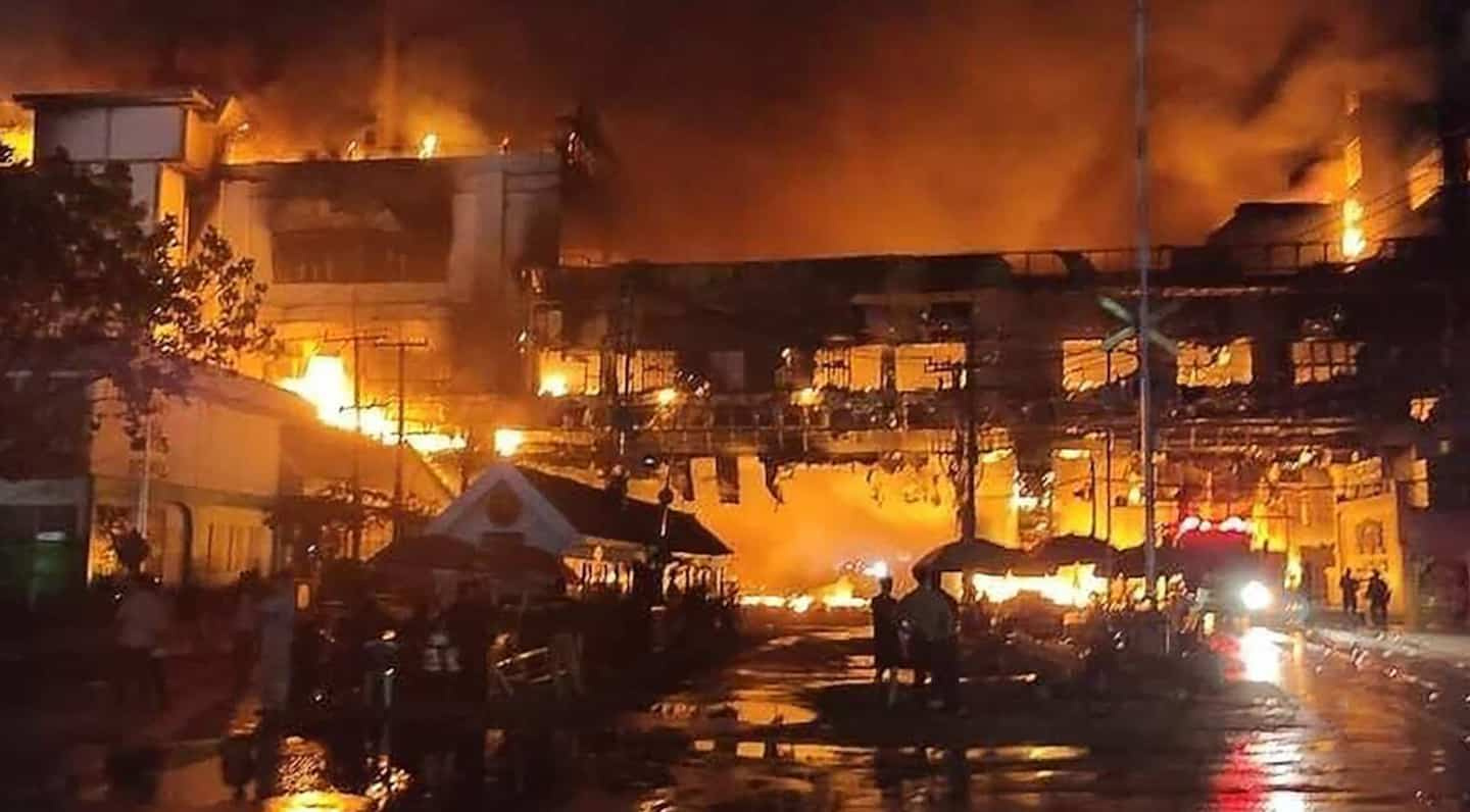 At least 10 dead in Cambodia hotel casino fire