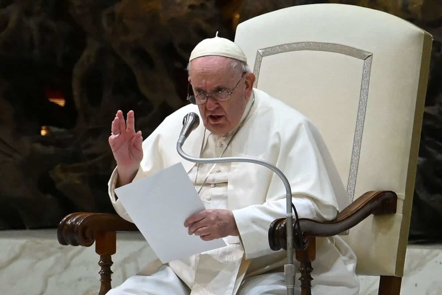 Pope Francis presides over the funeral of his predecessor Benedict XVI