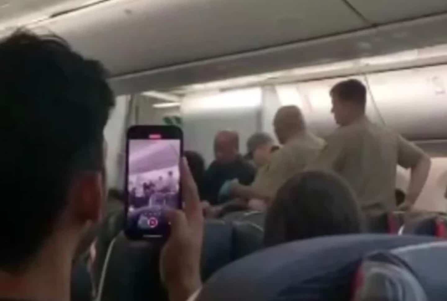 A passenger allegedly strangled an Air Canada flight attendant in mid-flight