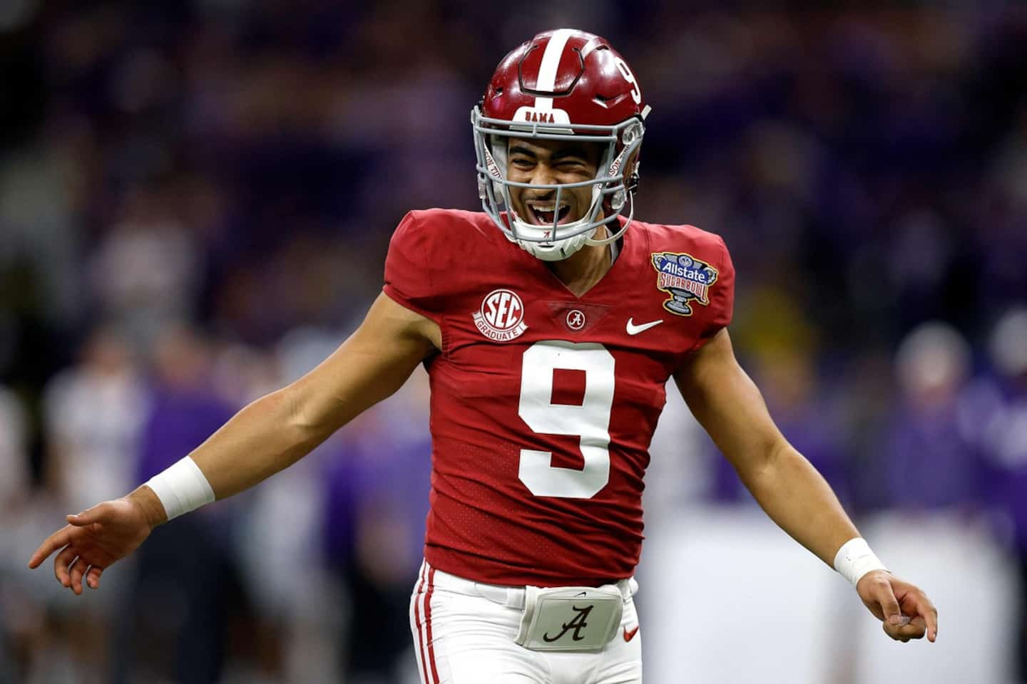 Bryce Young shines in his final game for Alabama