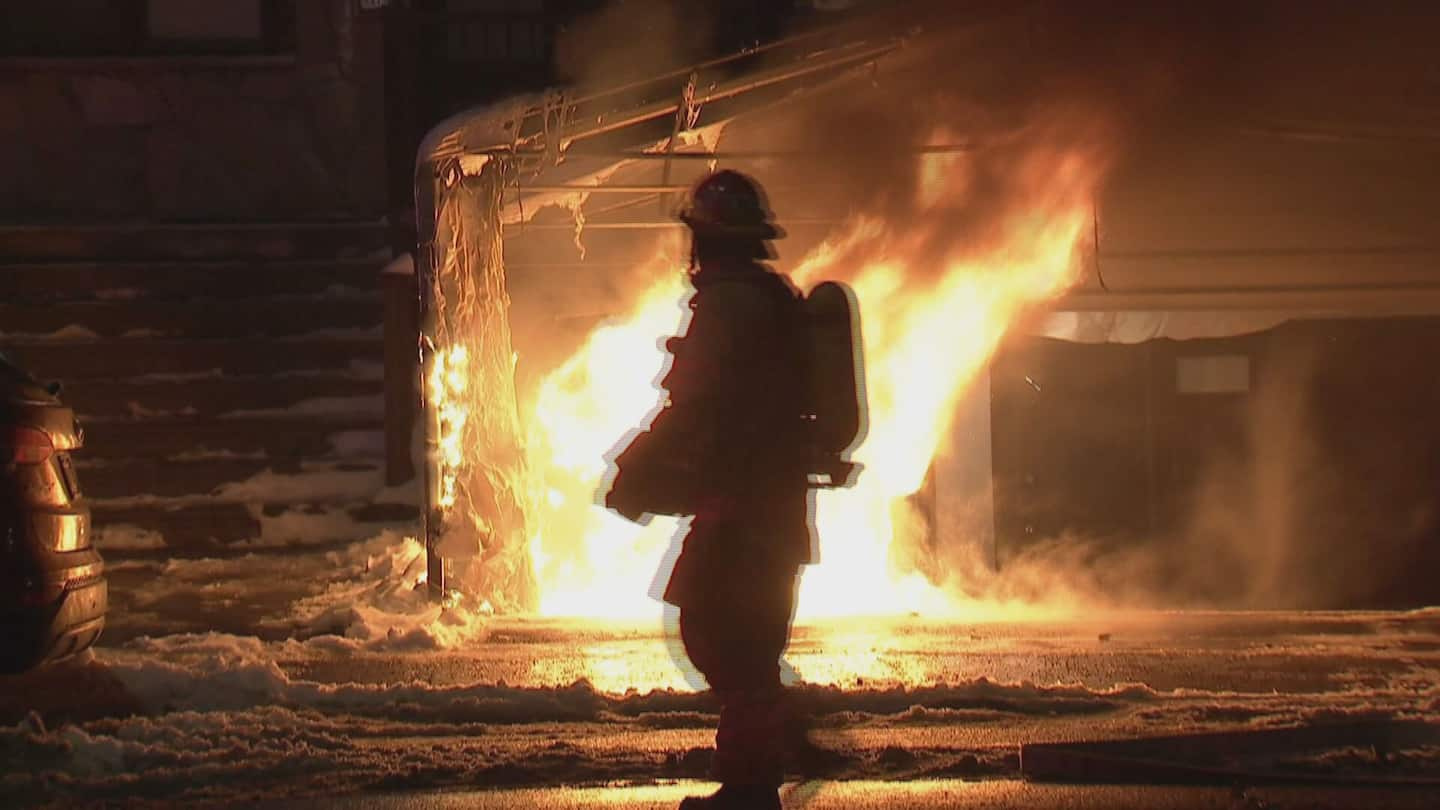 Two arson attacks in the space of 45 minutes in Montreal