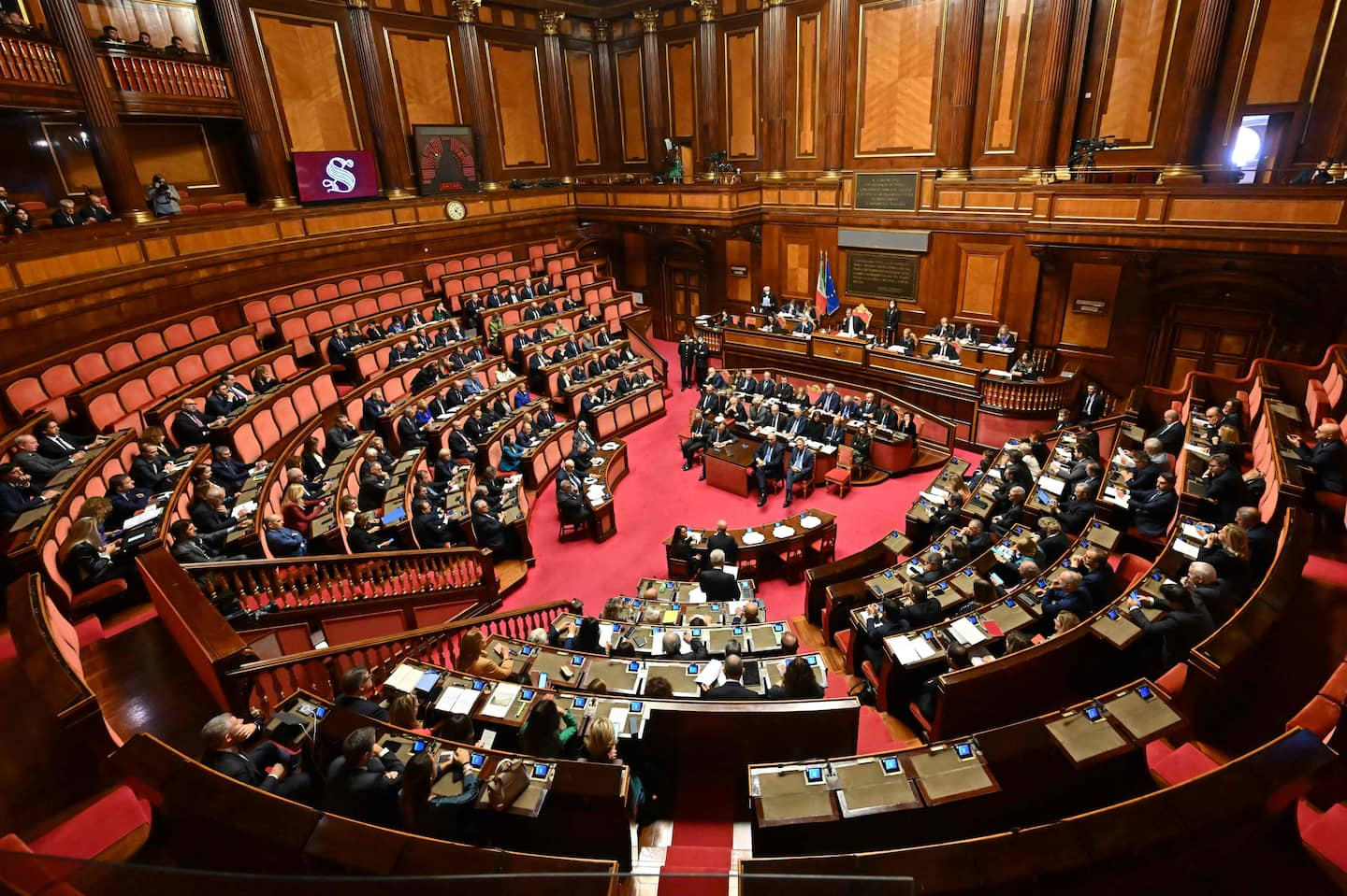 Italy: referral to court of environmental activists who sprayed paint on the Senate