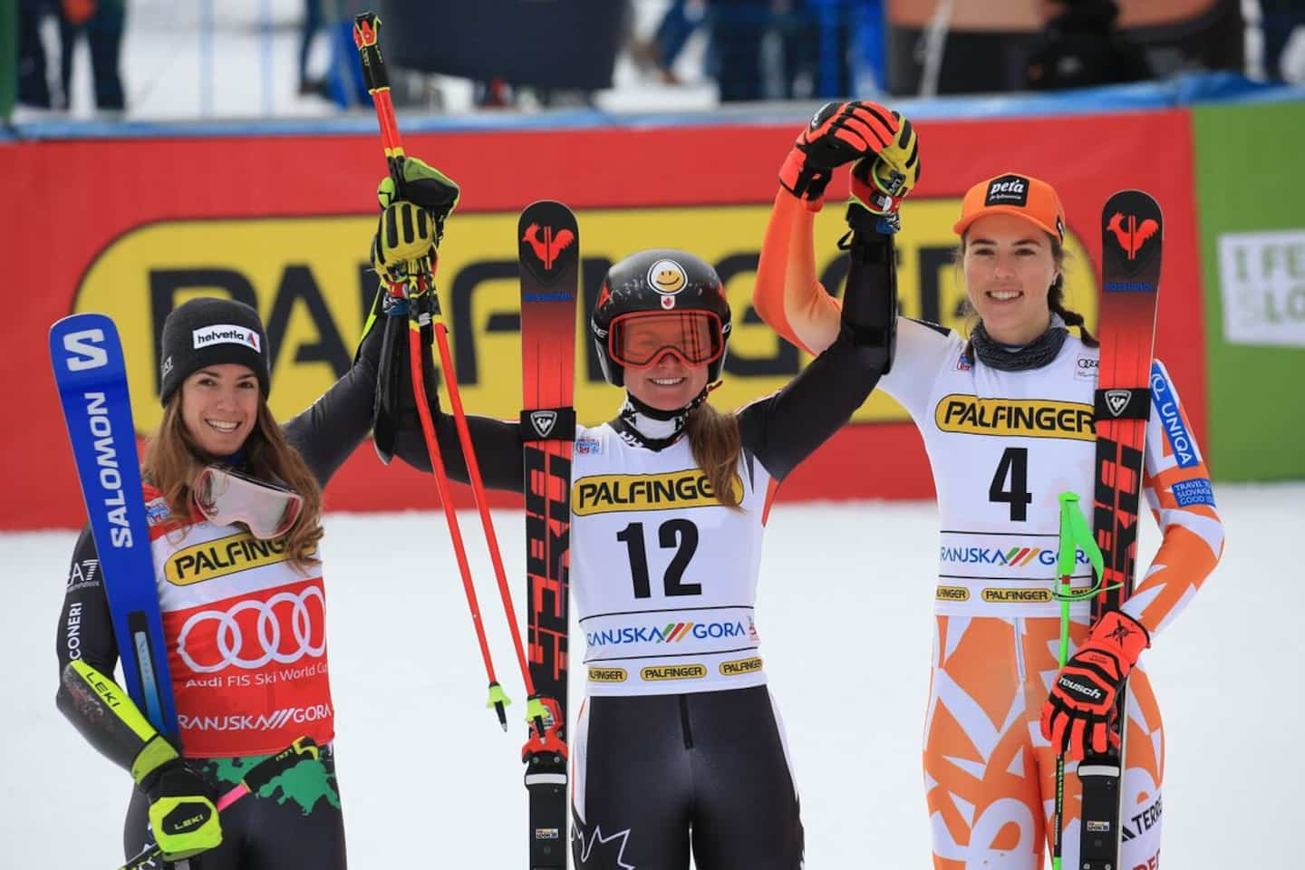 Alpine skiing: Valérie Grenier wins the gold medal in Kranjska Gora