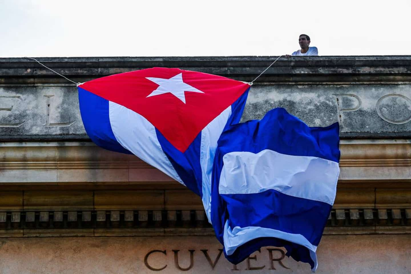 Sentenced to pay a $450 million fine for having stopped over in Cuba