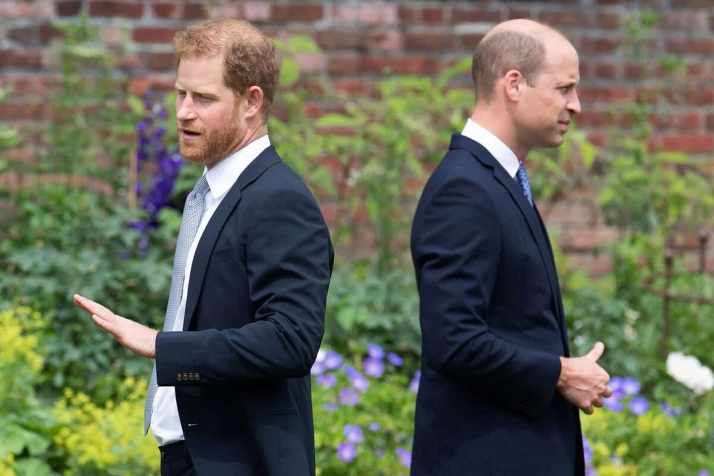 William and Harry: reconciliation seems impossible between the brothers who have become enemies