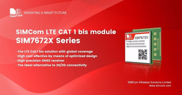 PRESS RELEASE: PRESS RELEASE: SIMCom presents the optimized LTE CAT 1 bis module of the SIM7672x series at MWC Barcelona 2023