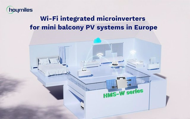 RELEASE: Hoymiles launches in Europe Wi-Fi integrated microinverters for mini PV systems on balconies