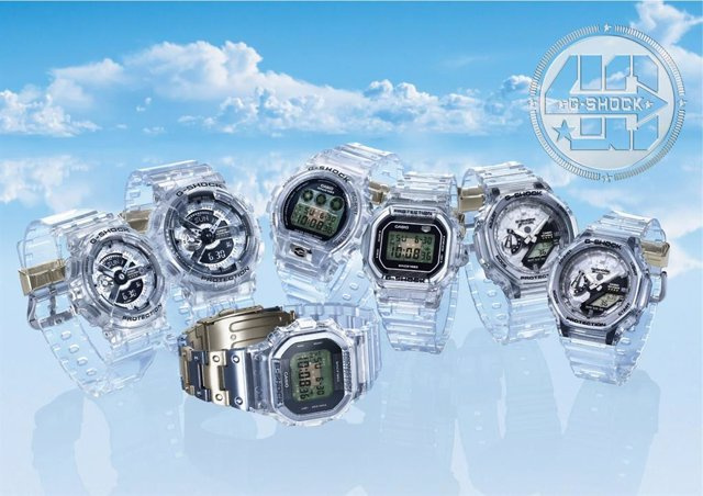 RELEASE: Casio to Release G-SHOCK Watches in Transparent Materials Showcasing Internal Components