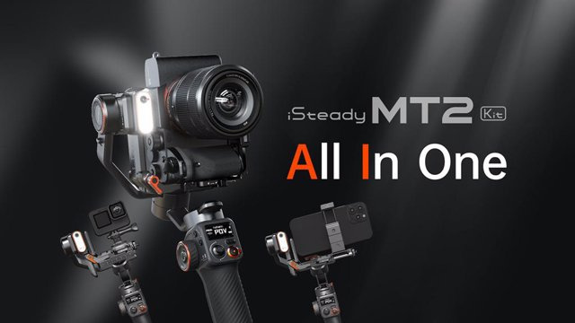 RELEASE: HOHEM iSteady MT2-A 4-in-1 Camera Stabilizer with AI Magnetic Tracking and RGB Fill Light