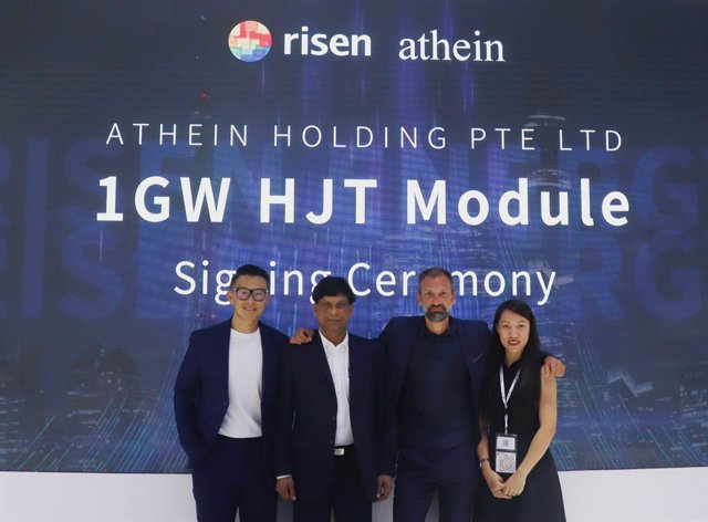 RELEASE: Risen Energy Signs 1GW HJT Module Supply Agreement with Athein