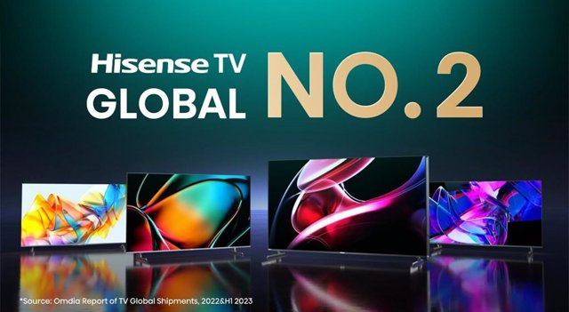 RELEASE: Hisense ranks second globally in TV shipments for the third consecutive quarter